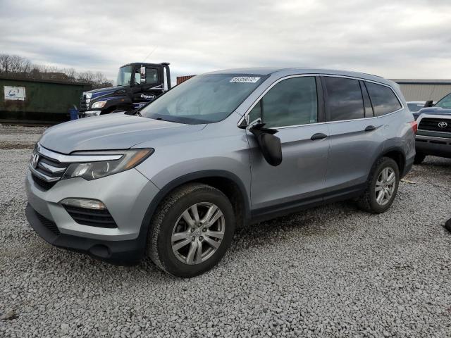 HONDA PILOT LX 2018 with VIN 5FNYF5H16JB000924 - Photo from auction