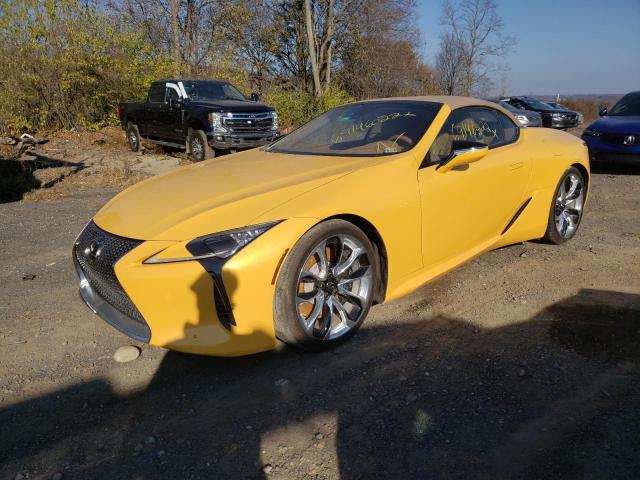 LEXUS LC 500 2021 with VIN JTHKPAAY1MA103019 - Photo from auction