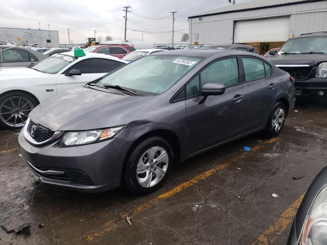 HONDA CIVIC LX 2015 with VIN 19XFB2F51FE019935 - Photo from auction