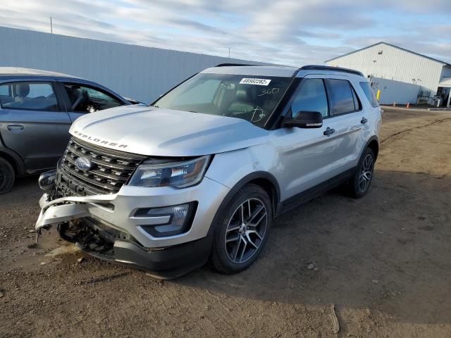 FORD EXPLORER S 2016 with VIN 1FM5K8GT2GGD11053 - Photo from auction
