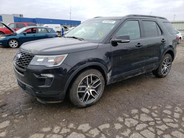 FORD EXPLORER S 2018 with VIN 1FM5K8GT4JGC07350 - Photo from auction