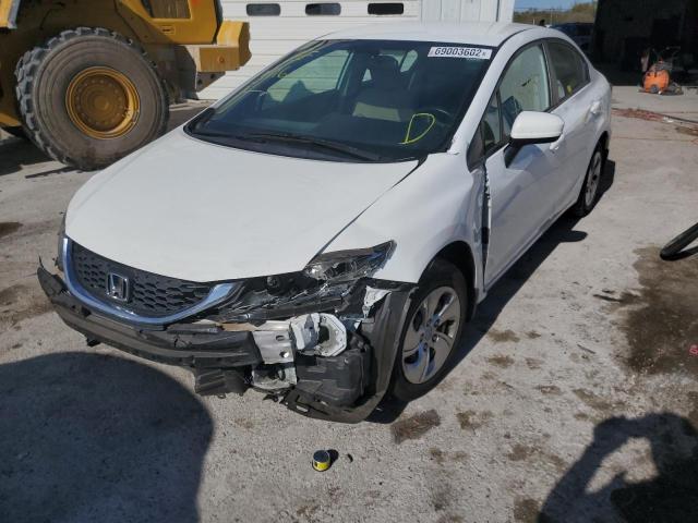HONDA CIVIC LX 2015 with VIN 19XFB2F53FE116277 - Photo from auction