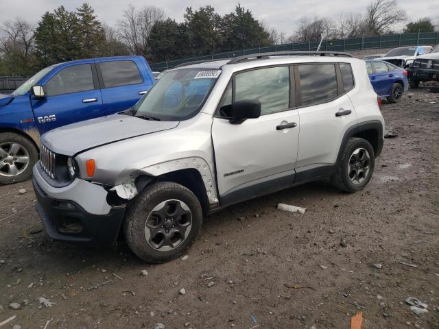 JEEP RENEGADE S 2017 with VIN ZACCJBAB7HPG26446 - Photo from auction