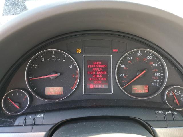 Photo 9 from auction – 2002 AUDI A4 1.8T QU with VIN WAULC68E32A165736