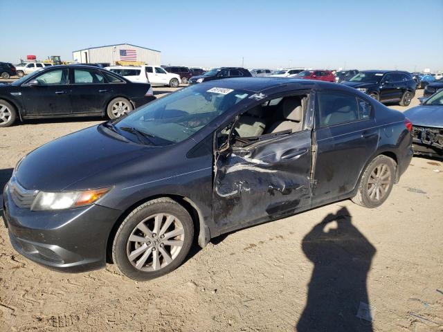HONDA CIVIC EX 2012 with VIN 2HGFB2F81CH317297 - Photo from auction