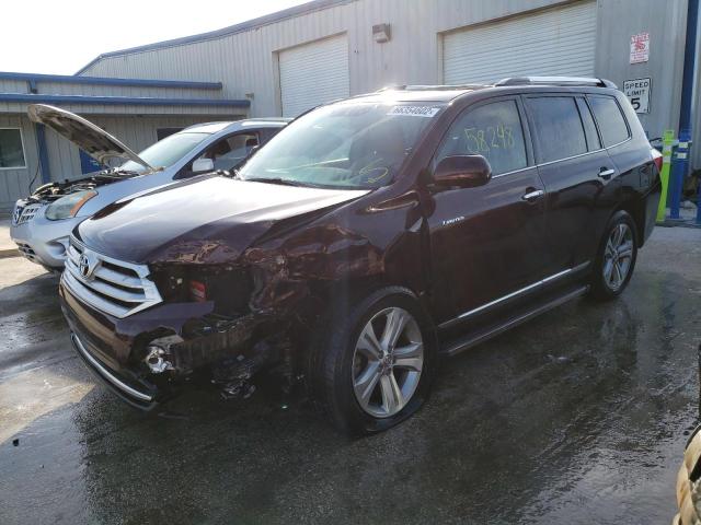 TOYOTA HIGHLANDER 2013 with VIN 5TDDK3EH1DS230824 - Photo from auction