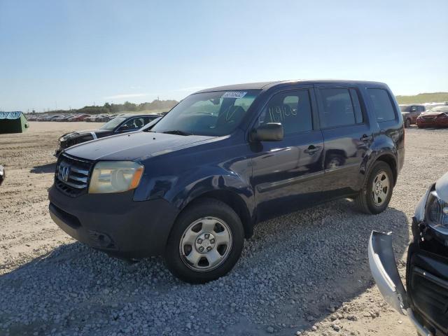 HONDA PILOT LX 2013 with VIN 5FNYF3H2XDB005027 - Photo from auction
