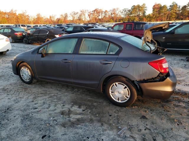 Photo 2 from auction – 2012 HONDA CIVIC HF with VIN 2HGFB2F67CH332045
