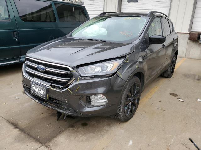 FORD ESCAPE SE 2018 with VIN 1FMCU9GD1JUB05828 - Photo from auction
