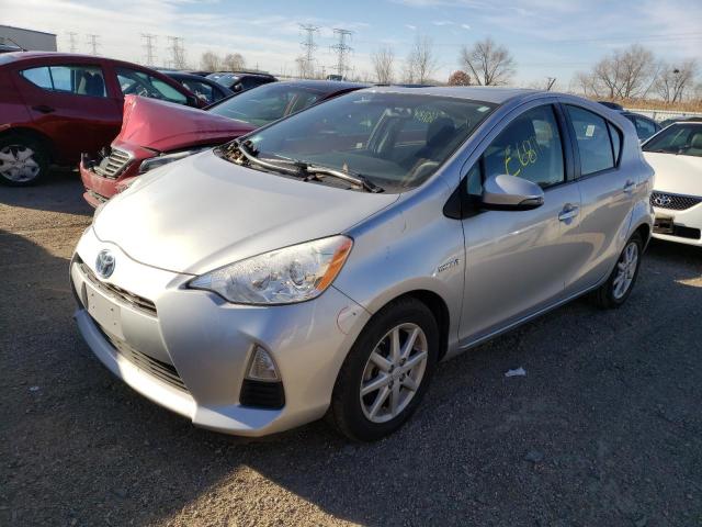 TOYOTA PRIUS C 2014 with VIN JTDKDTB36E1069007 - Photo from auction