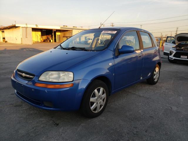 CHEVROLET AVEO BASE 2008 with VIN KL1TD66638B003014 - Photo from auction