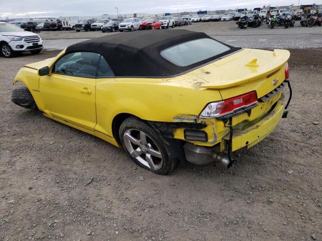 Photo 2 from auction – 2015 CHEVROLET CAMARO LT with VIN 2G1FD3D3XF9214912