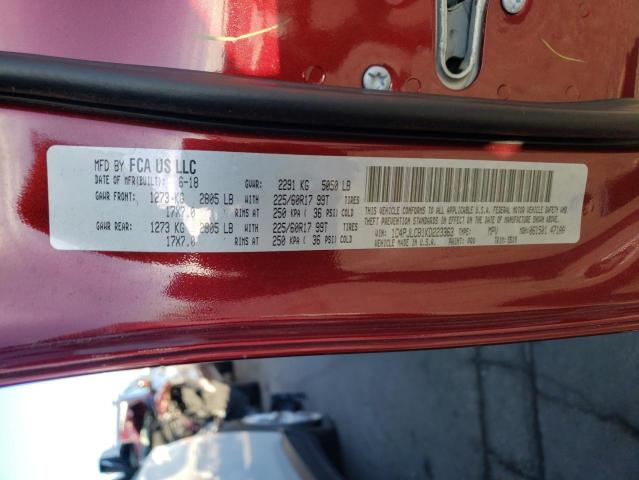 Photo 14 from auction – 2019 JEEP CHEROKEE L with VIN 1C4PJLCB1KD223363