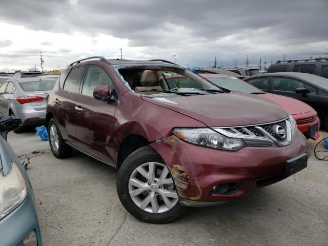 NISSAN MURANO S 2012 with VIN JN8AZ1MW3CW220186 - Photo from auction