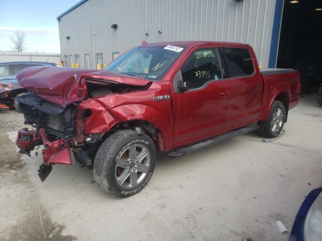 FORD F150 SUPER 2018 with VIN 1FTEW1E57JFA92513 - Photo from auction