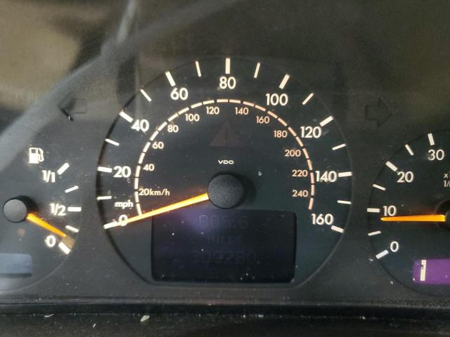 Photo 9 from auction – 2000 MERCEDES-BENZ E 320 with VIN WDBJF65JXYB159145
