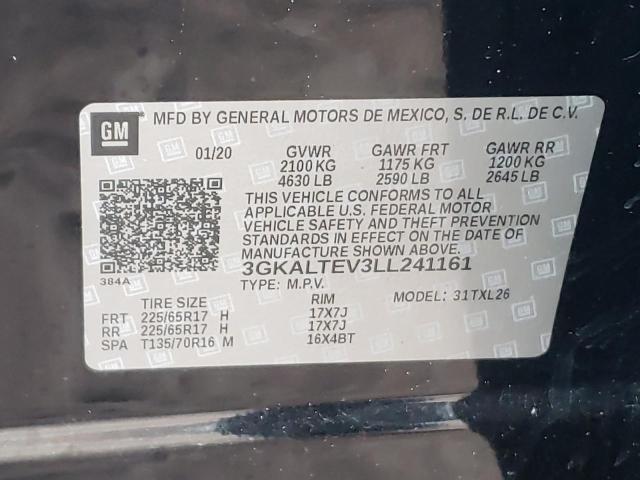 Photo 14 from auction – 2020 GMC TERRAIN SL with VIN 3GKALTEV3LL241161