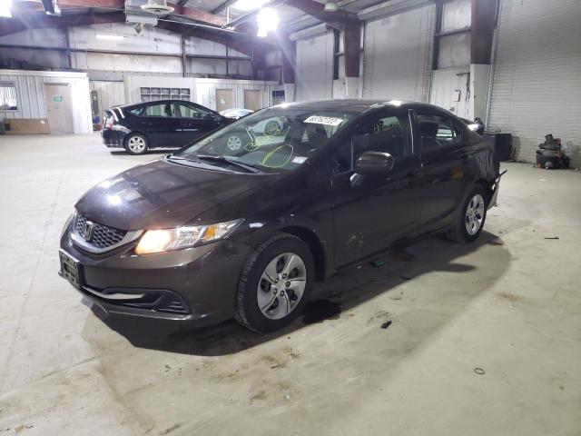 HONDA CIVIC LX 2014 with VIN 2HGFB2F59EH506417 - Photo from auction