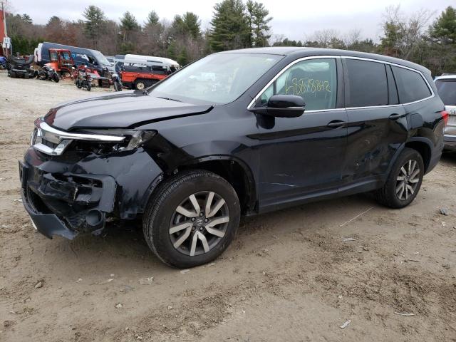 HONDA PILOT EX 2019 with VIN 5FNYF6H34KB052156 - Photo from auction