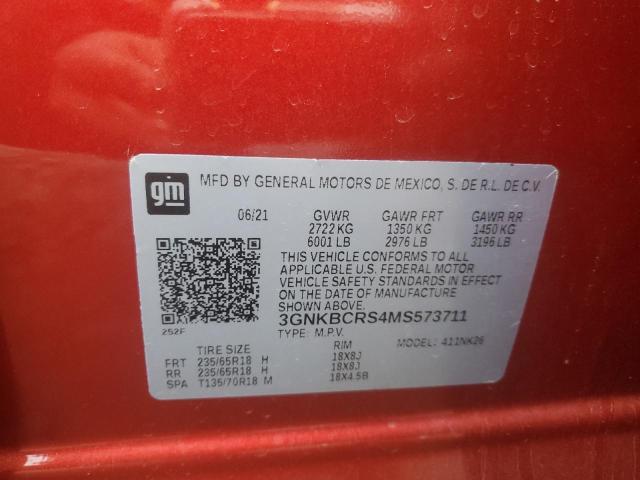 Photo 14 from auction – 2021 CHEVROLET BLAZER 2LT with VIN 3GNKBCRS4MS573711