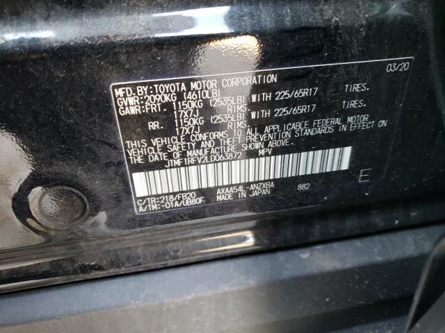 Photo 14 from auction – 2020 TOYOTA RAV4 LE with VIN JTMF1RFV2LD063872