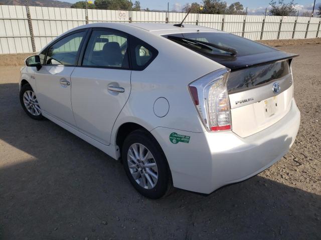 Photo 2 from auction – 2014 TOYOTA PRIUS PLUG with VIN JTDKN3DP0E3054228