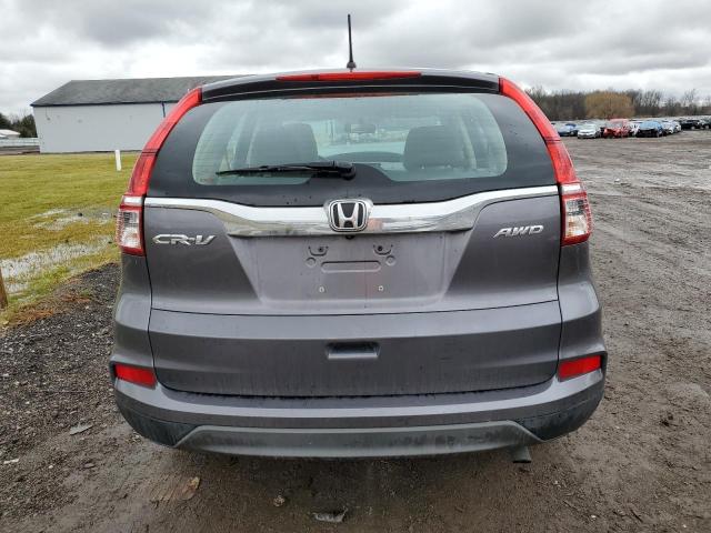 Photo 6 from auction – 2016 HONDA CR-V LX with VIN 2HKRM4H31GH700317