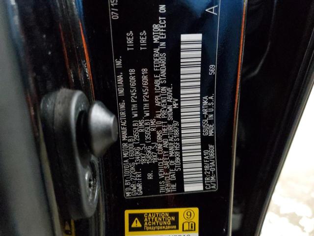 Photo 14 from auction – 2015 TOYOTA HIGHLANDER with VIN 5TDBKRFH5FS188797