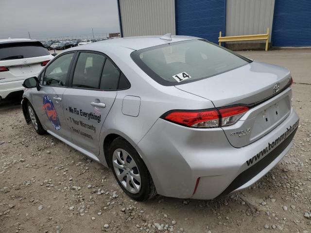 Photo 2 from auction – 2021 TOYOTA COROLLA LE with VIN JTDEPMAE4MJ184233