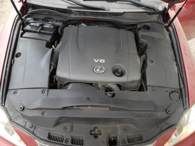 Photo 11 from auction – 2007 LEXUS IS 250 with VIN JTHCK262275010634