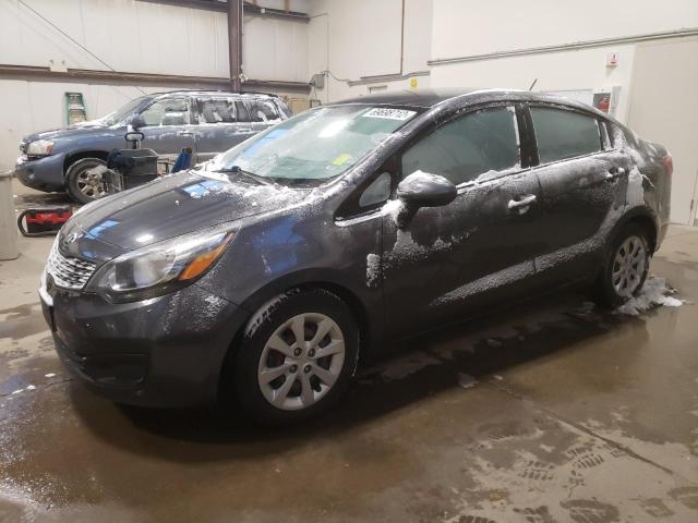 KIA RIO LX 2014 with VIN KNADM4A31E6325988 - Photo from auction