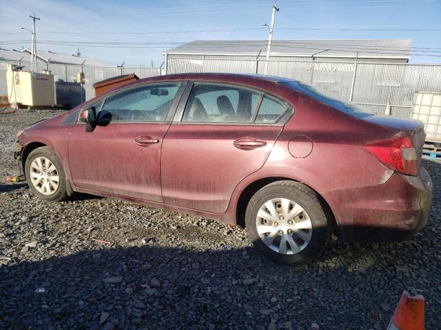 Photo 2 from auction – 2012 HONDA CIVIC LX with VIN 2HGFB2E48CH051100