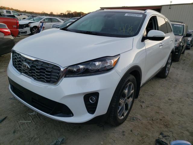 KIA SORENTO EX 2019 with VIN 5XYPHDA55KG594848 - Photo from auction
