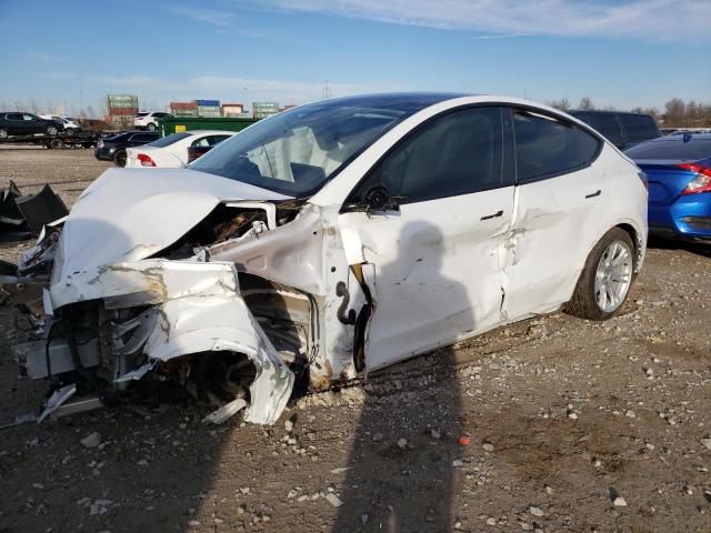 TESLA MODEL Y 2022 with VIN 7SAYGDEE0NF331439 - Photo from auction