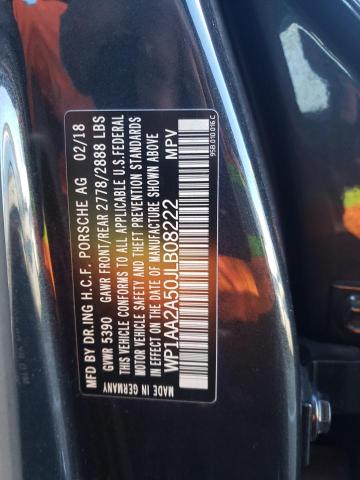 Photo 14 from auction – 2018 PORSCHE MACAN with VIN WP1AA2A50JLB08222