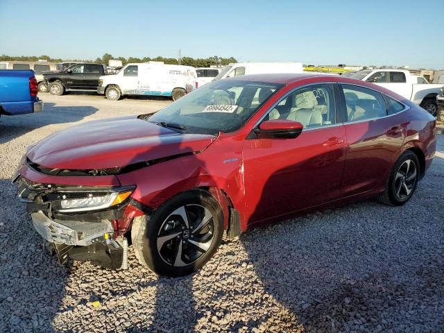 HONDA INSIGHT EX 2022 with VIN 19XZE4F55NE017376 - Photo from auction