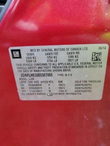 Photo 10 from auction – 2014 CHEVROLET EQUINOX LT with VIN 2GNFLHE39E6367066