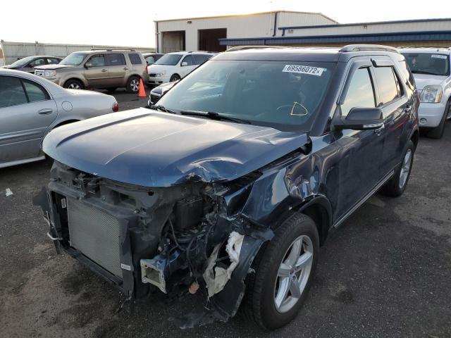 FORD EXPLORER X 2017 with VIN 1FM5K8D87HGE32145 - Photo from auction