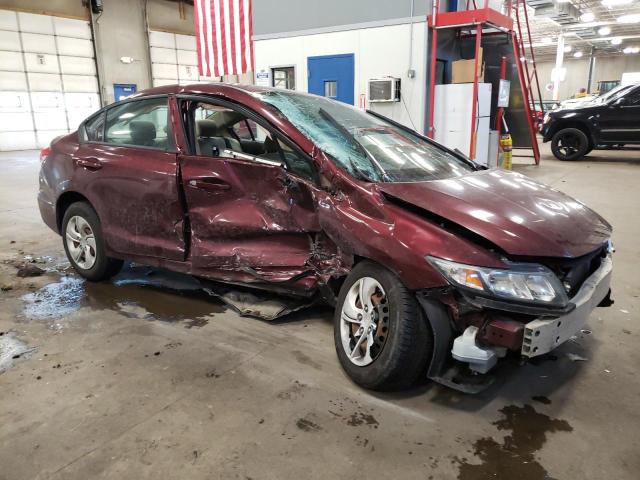 Photo 4 from auction – 2013 HONDA CIVIC LX with VIN 19XFB2F56DE010581