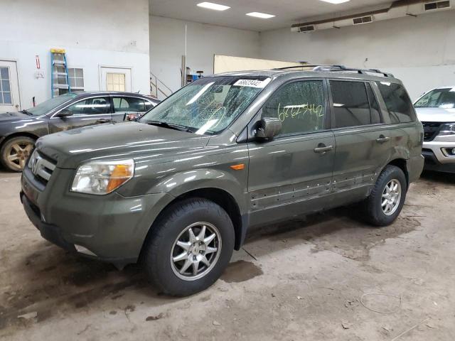 HONDA PILOT EX 2006 with VIN 2HKYF18686H524685 - Photo from auction
