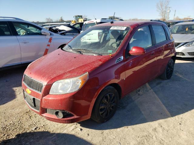 CHEVROLET AVEO LS 2009 with VIN KL1TD66E29B649900 - Photo from auction