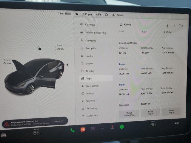 Photo 9 from auction – 2022 TESLA MODEL 3 with VIN 5YJ3E1EB5NF209175