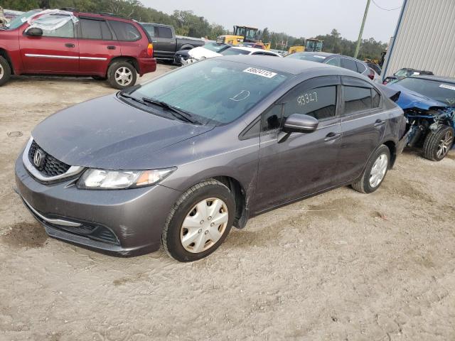 Photo 1 from auction – 2014 HONDA CIVIC LX with VIN 19XFB2F58EE038657
