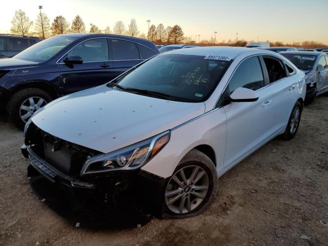 HYUNDAI SONATA SE 2016 with VIN 5NPE24AF8GH418457 - Photo from auction