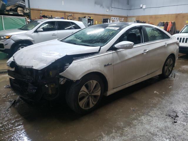 HYUNDAI SONATA HYB 2014 with VIN KMHEC4A42EA113094 - Photo from auction