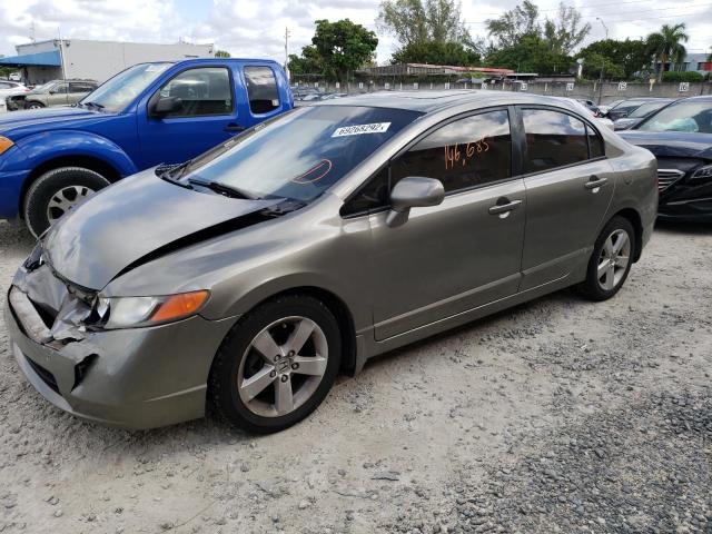 HONDA CIVIC EX 2006 with VIN JHMFA16826S007621 - Photo from auction