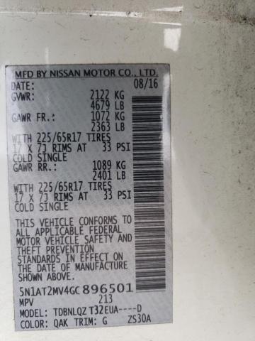 Photo 14 from auction – 2016 NISSAN ROGUE S with VIN 5N1AT2MV4GC896501
