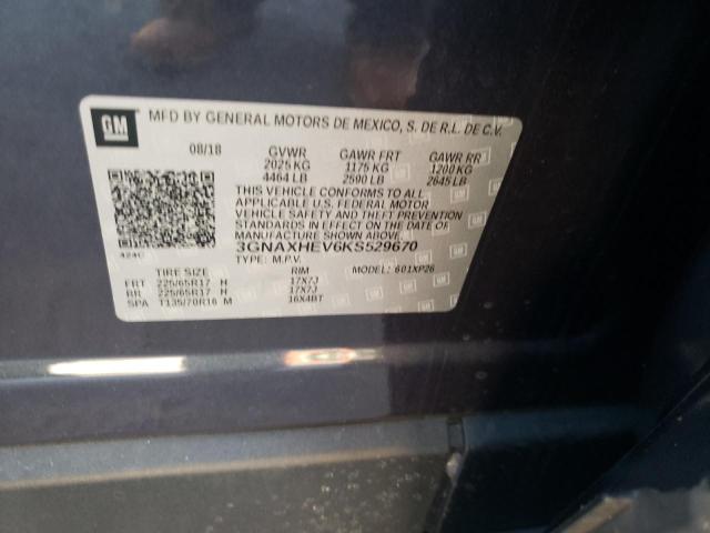 Photo 14 from auction – 2019 CHEVROLET EQUINOX LS with VIN 3GNAXHEV6KS529670