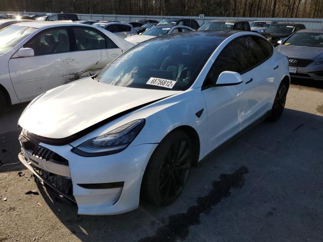 TESLA MODEL 3 2020 with VIN 5YJ3E1EC5LF731973 - Photo from auction
