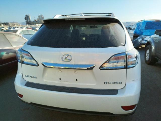 Photo 6 from auction – 2010 LEXUS RX 350 with VIN 2T2BK1BA5AC074970